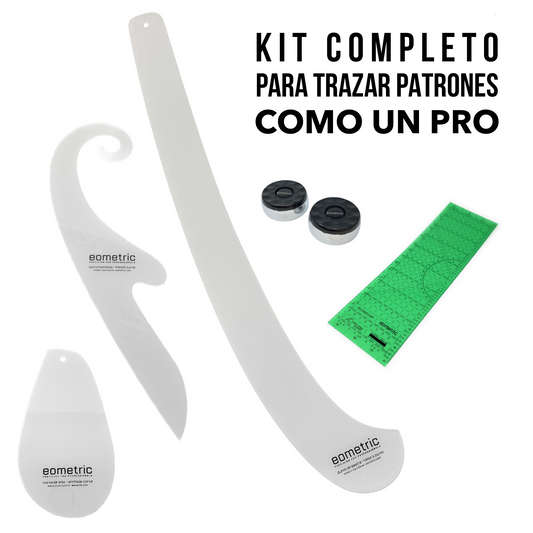 Reglas de patronaje y Pesas - eometric Kit Completo para patronistas - eometric precision