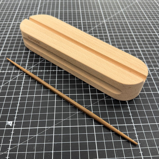 El Clapper Madera de Sastre para planchar con ranura y palillo