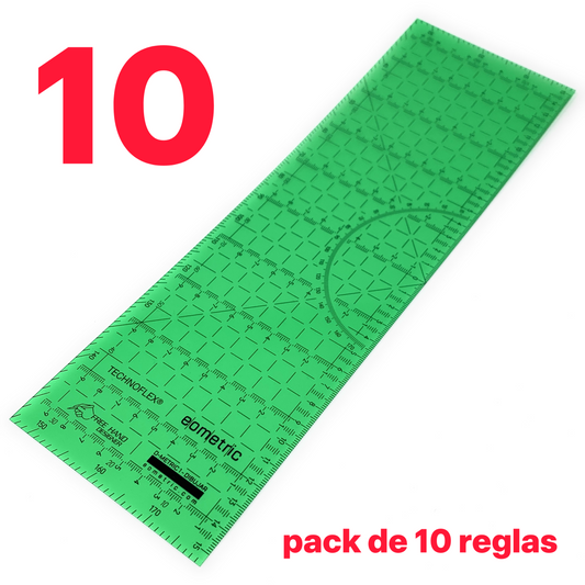 Pack of 10 - The Green Rule Geometric