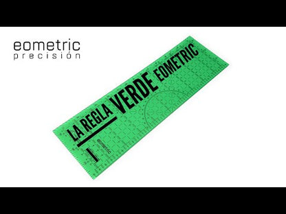 Patternmaking Ruler - The Green eometric Ruler in metric