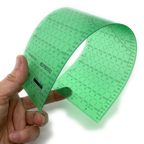 The Green eometric Ruler with Grid.